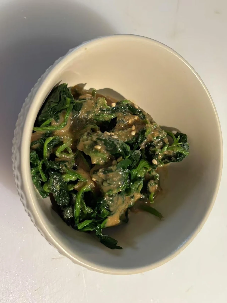 Goma-AE Spinach Salad