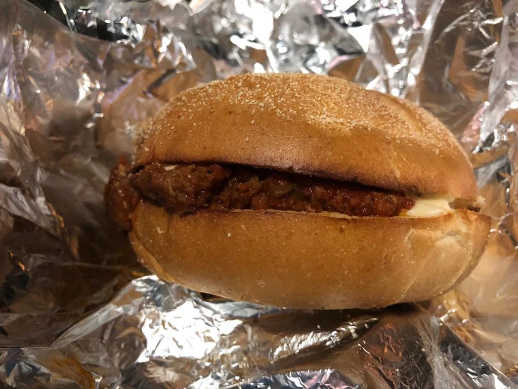 Cheesy Meatball Sandwich