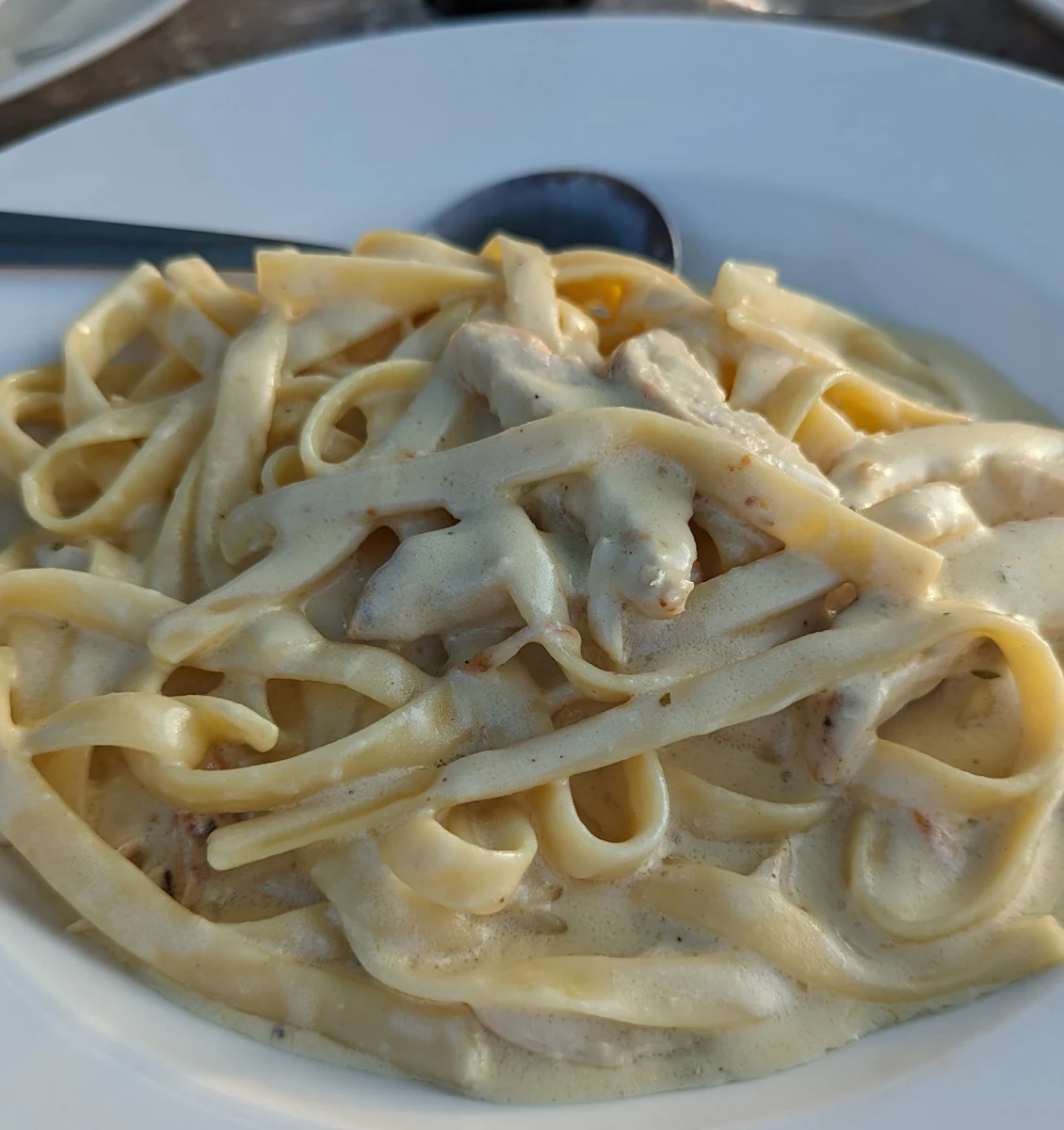 Fettuccini Au Poulet Chicken Fettuccine