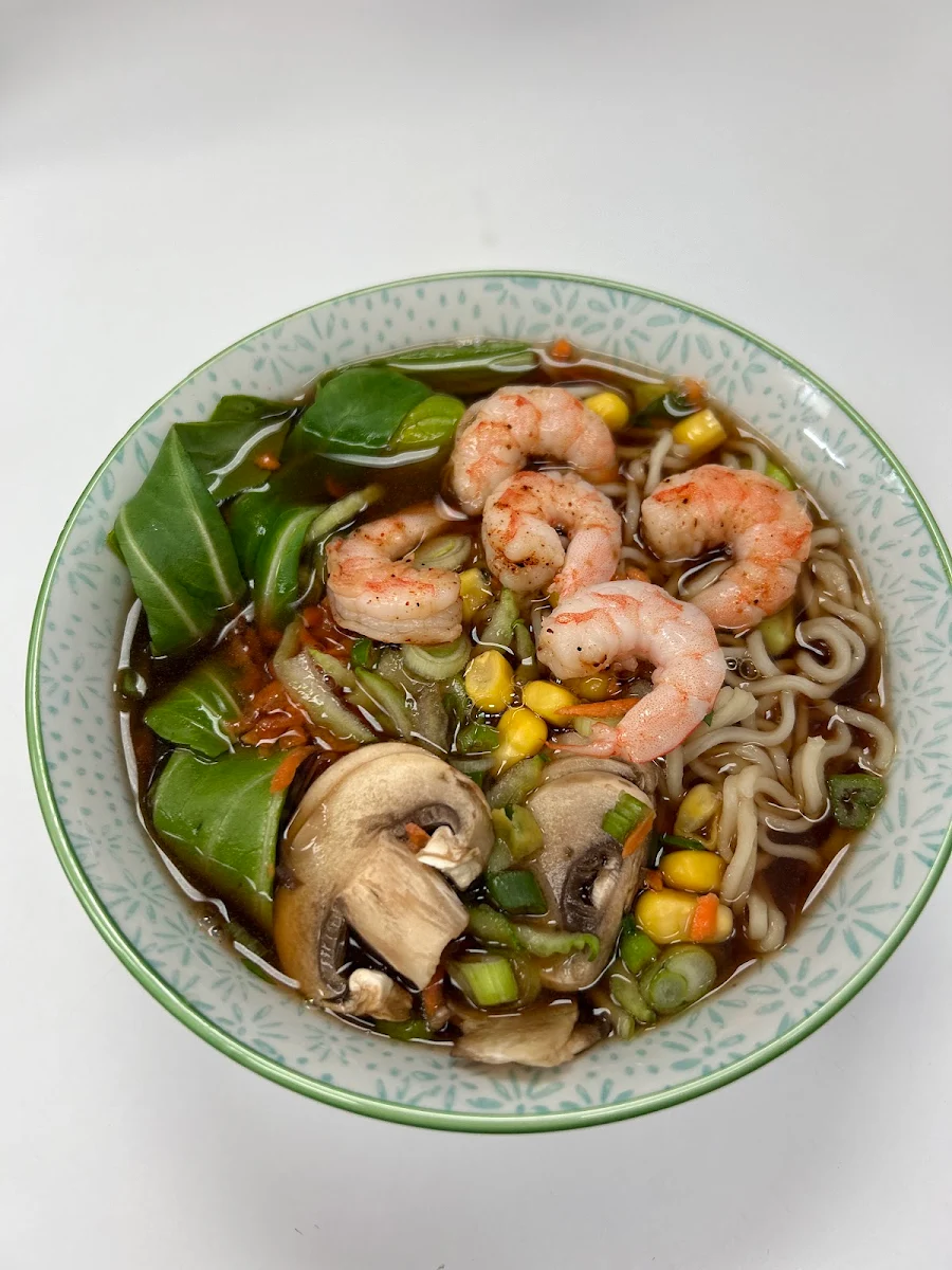 Soupe Ramen Aux Crevettes