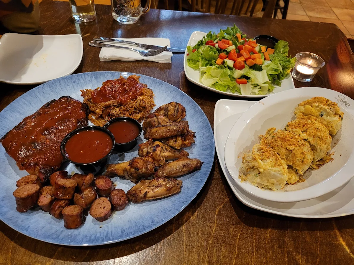 BBQ for Two with Salad and Potato Salad