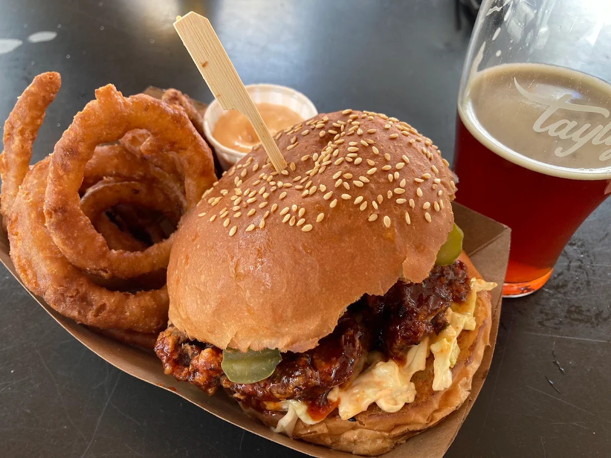 Korean Chicken Burger