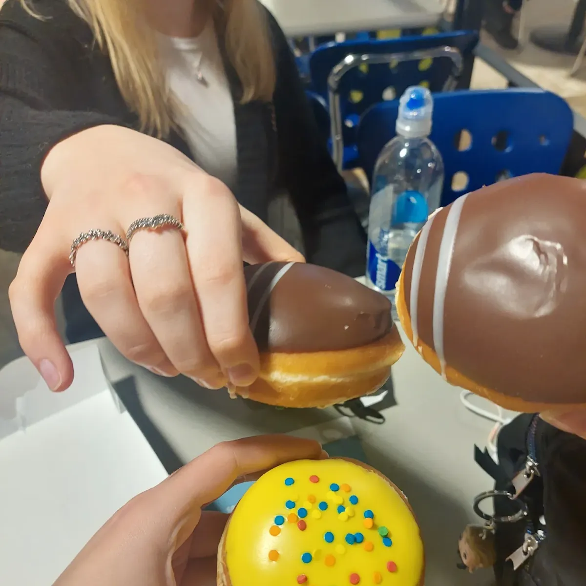 Birthday Cake and Stuffed Kreme Donuts