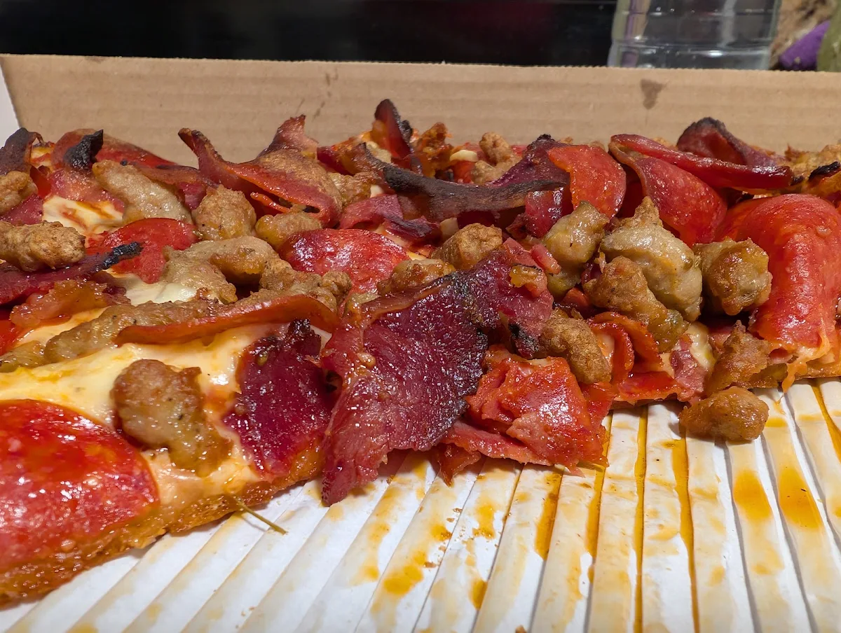 Italian Sausage Bacon Strips Pepperoni