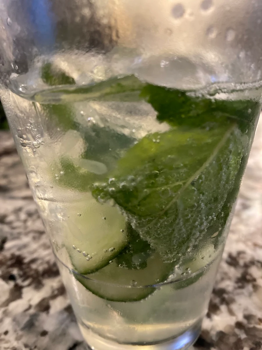 Cucumber Mint Vodka Soda