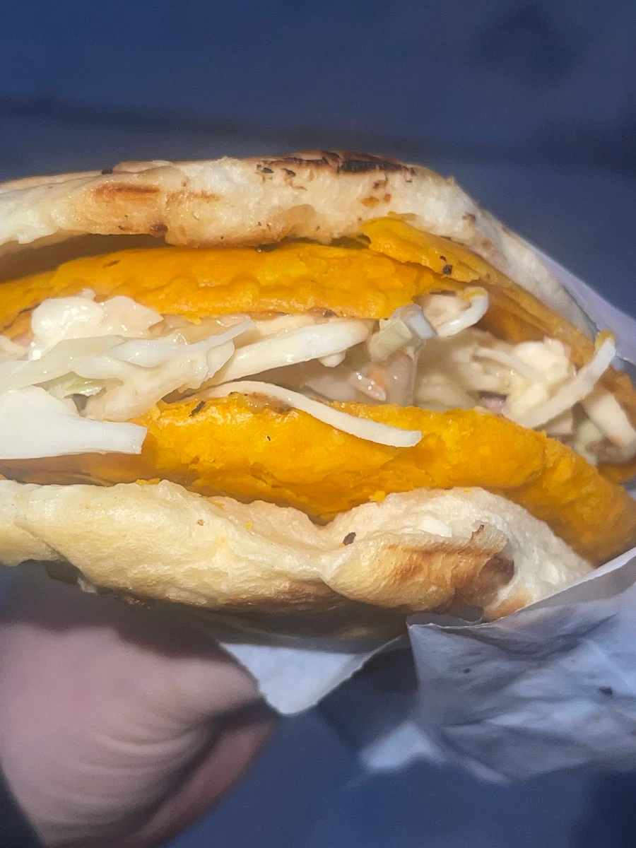 Stuffed Patty with Coco Bread