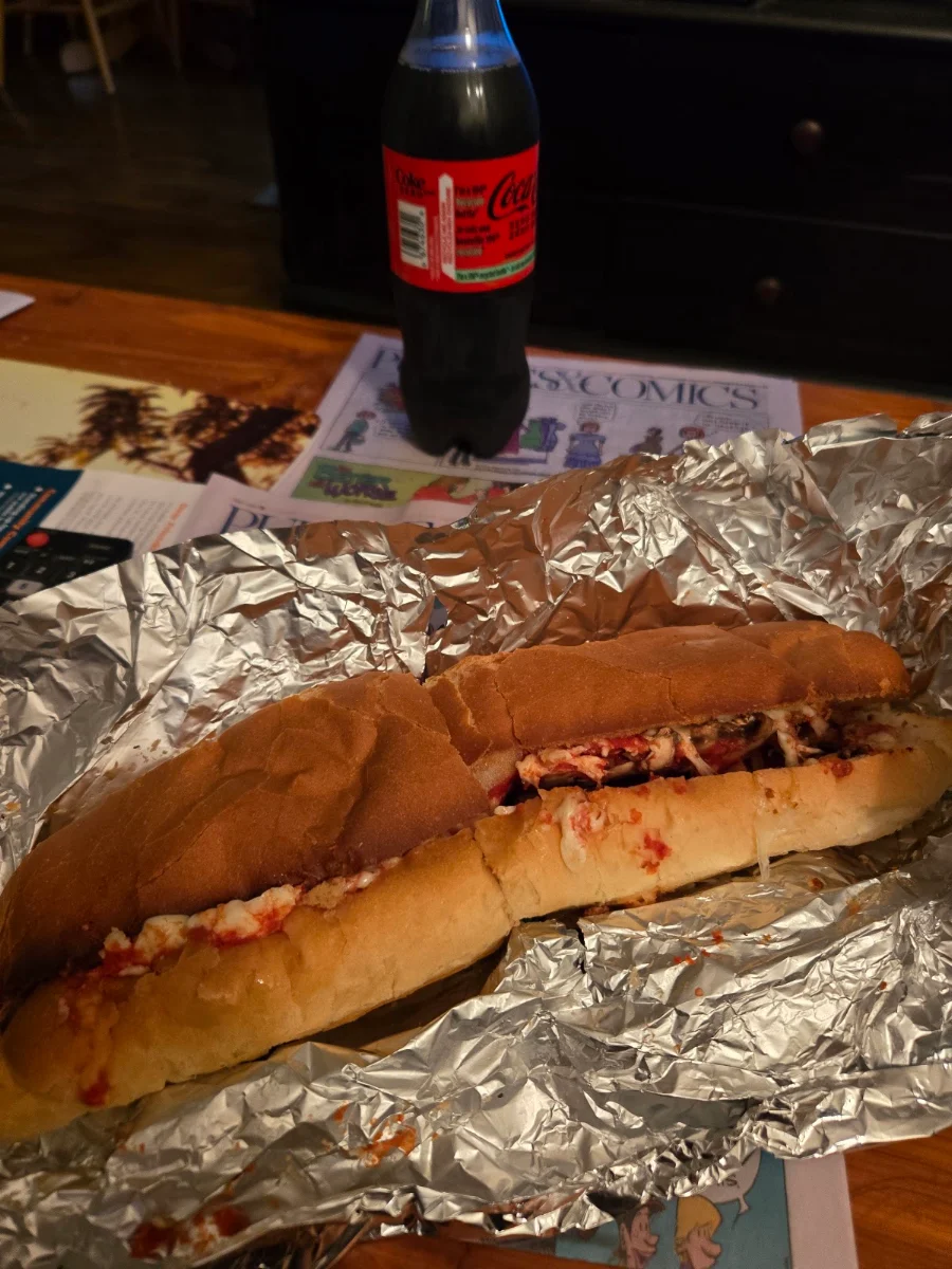 Jerry's Pineapple and Mushroom Pizza Sub