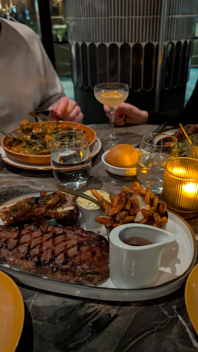 Steak D’Onglet Poêlé & Frites Maison