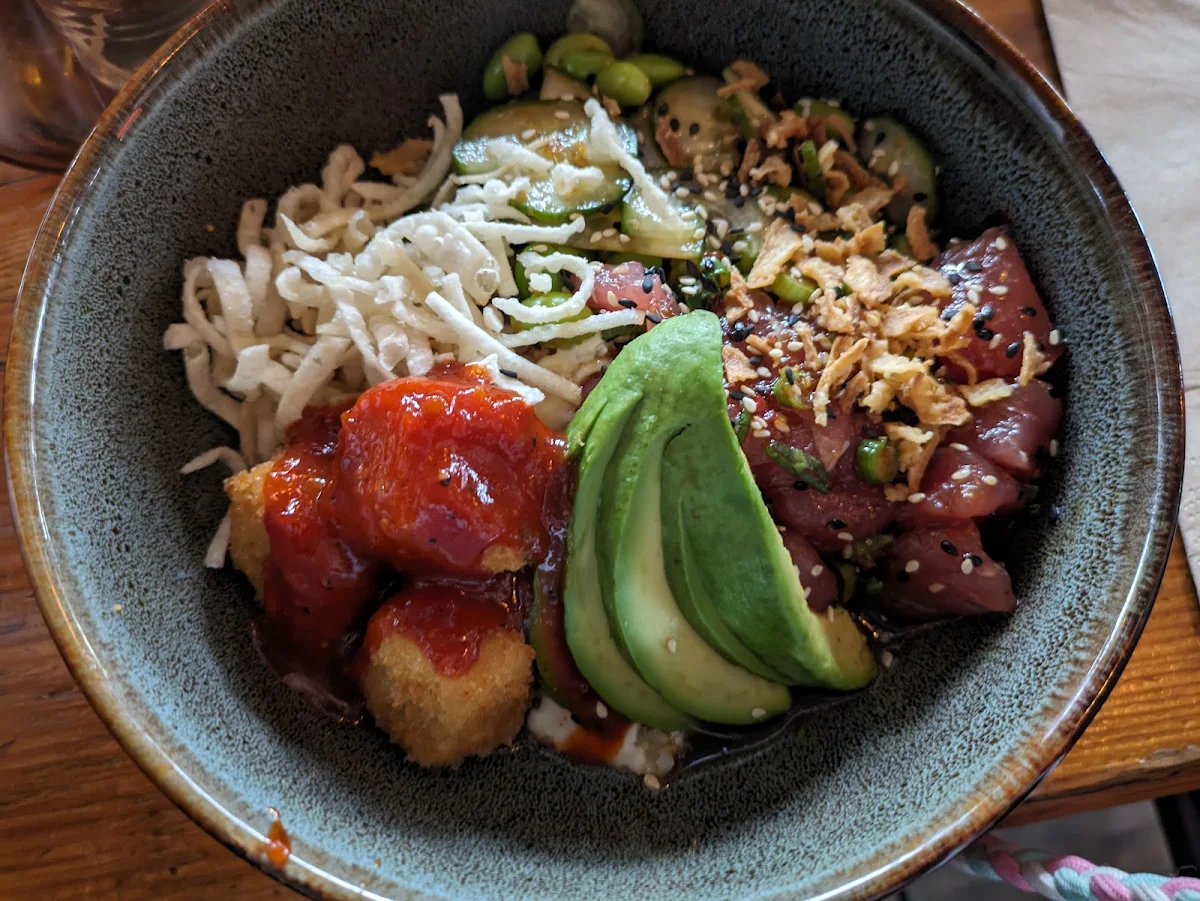 Ahi Tuna Poke Rice Bowl