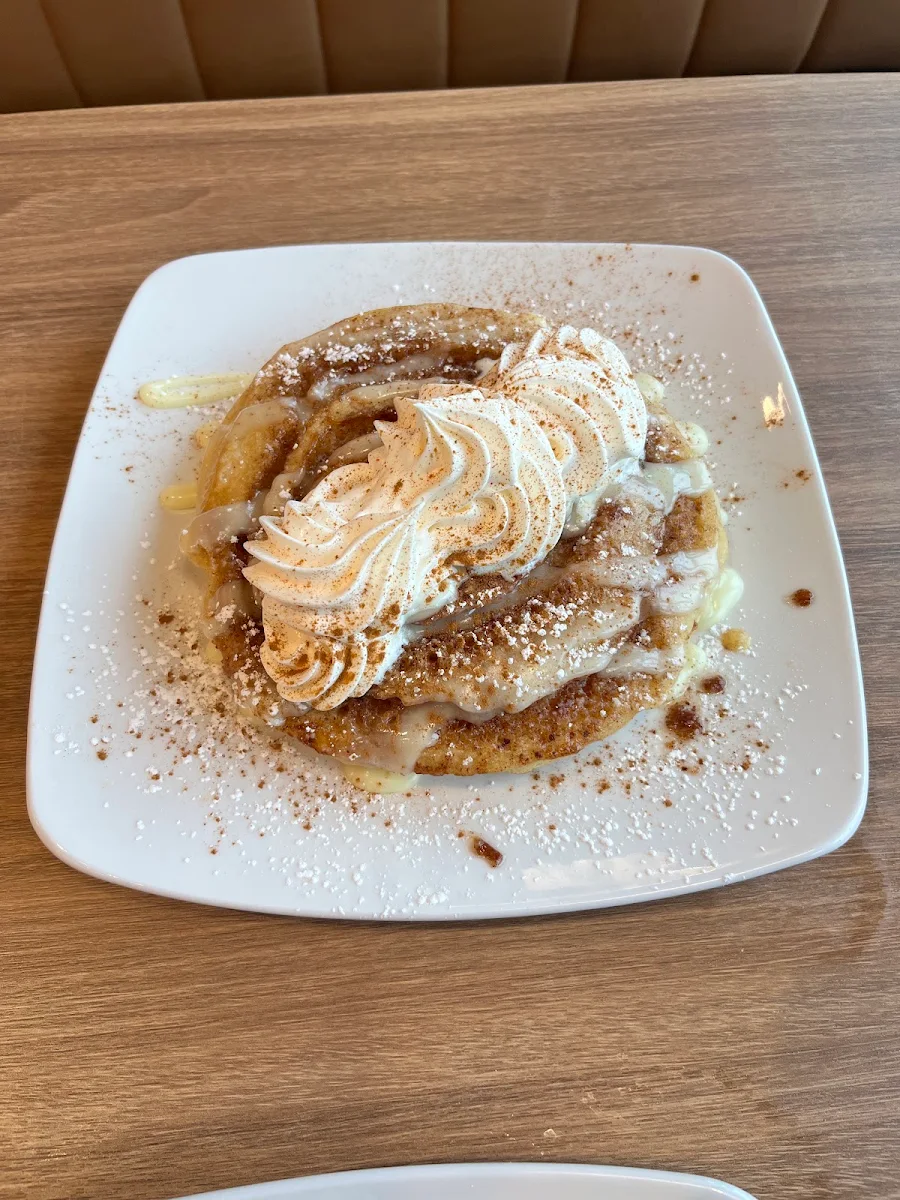 Cinnamon Roll Pancakes