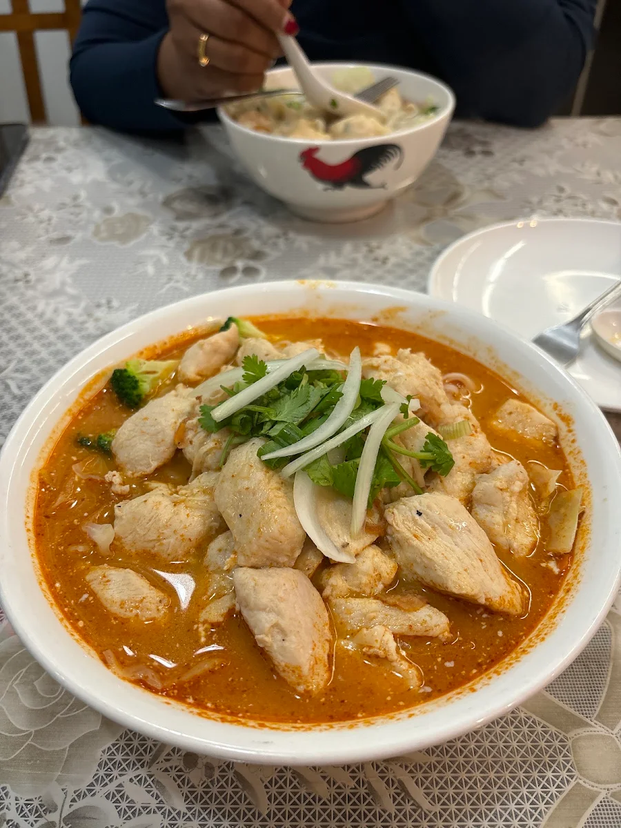 Tom Yum Chicken Noodle Soup