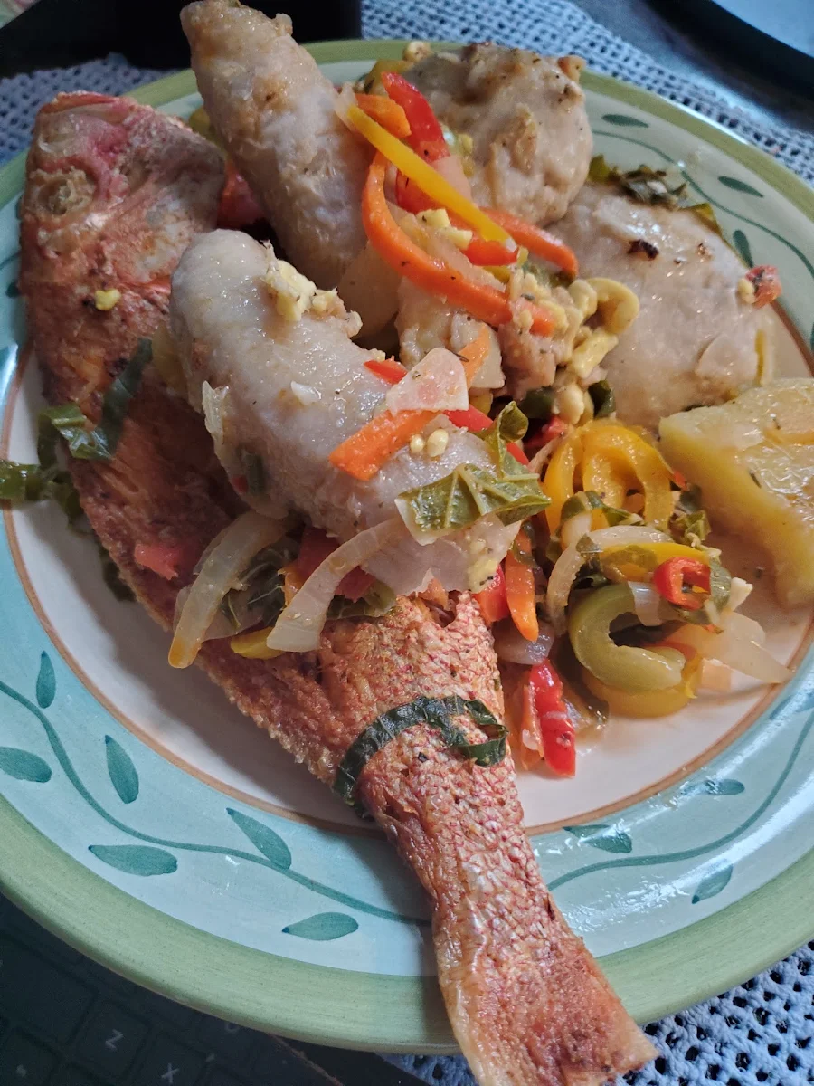 Steamed Fish Fry Escovitch