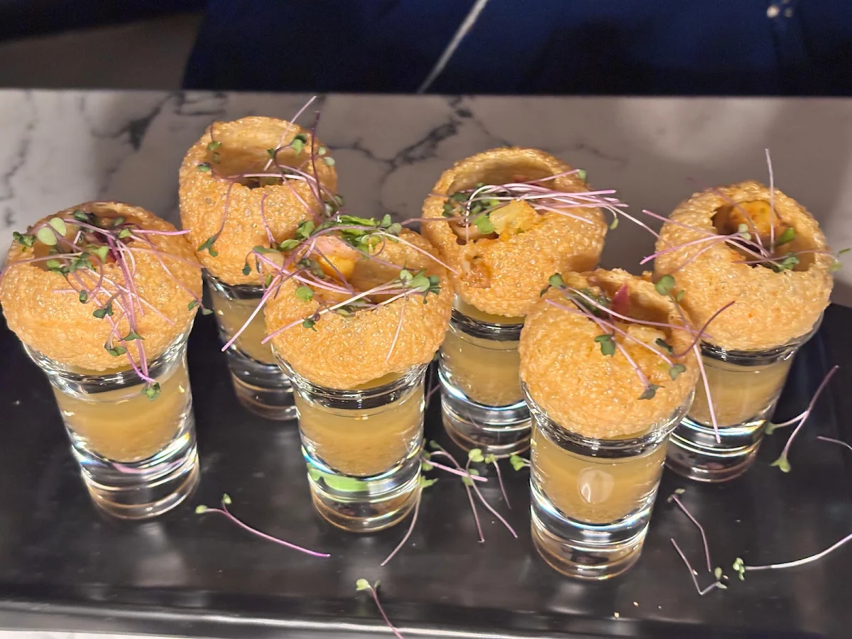 Pani Poori Shots