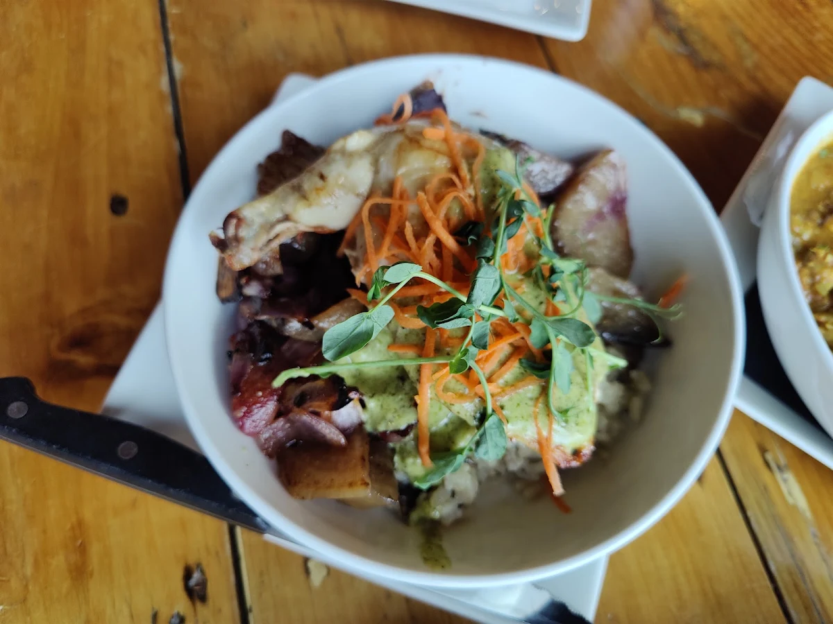 Sous Vide Chicken with Mushroom Risotto