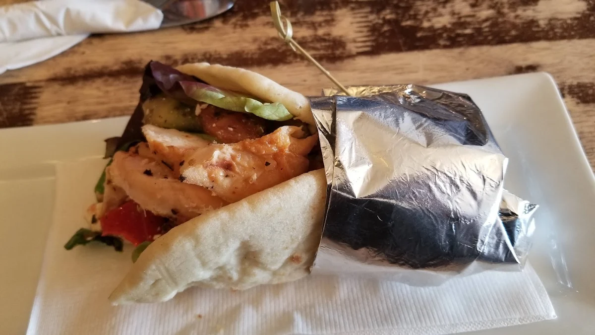 Souvlaki Chicken Wrap