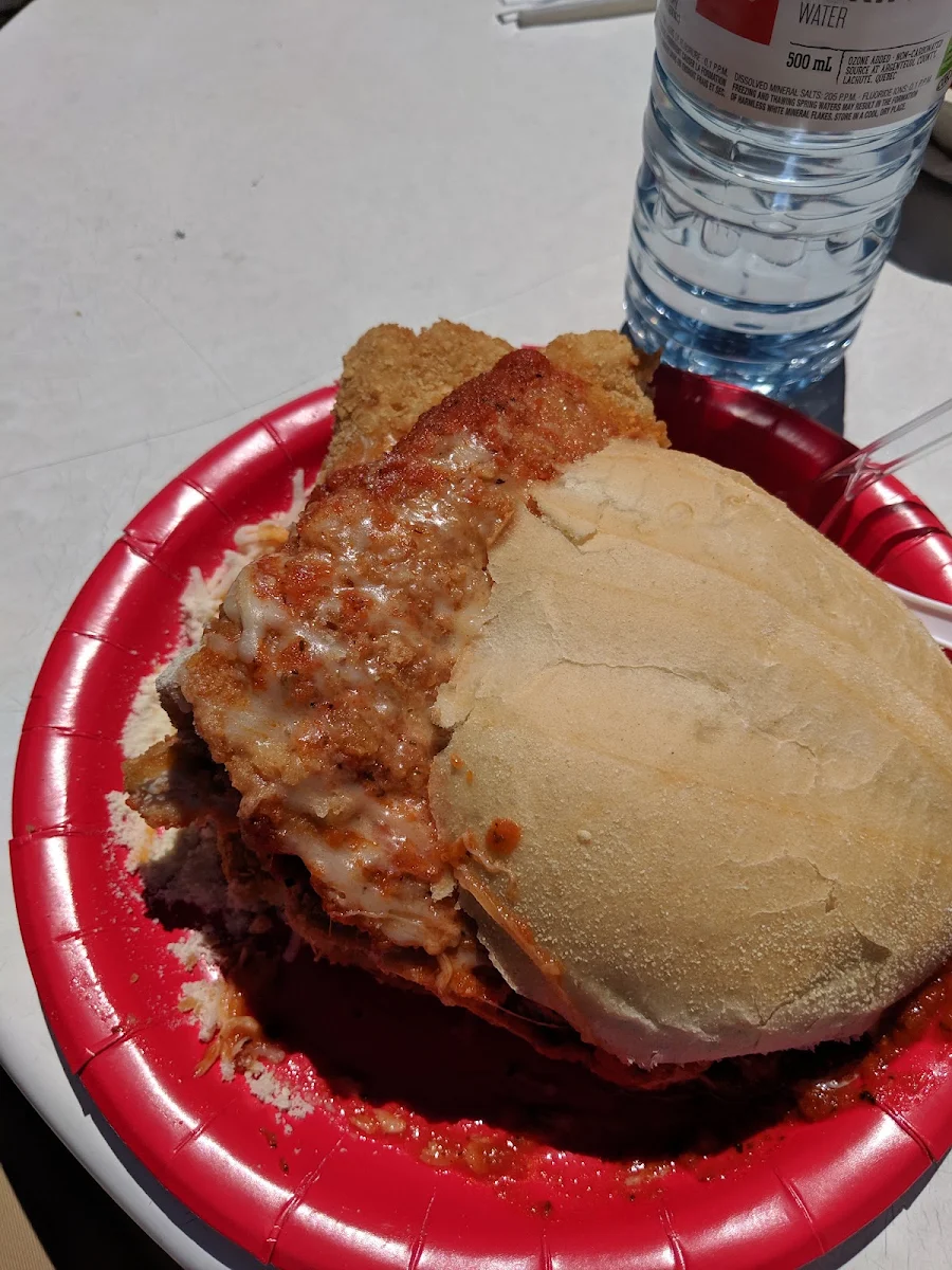 Schnitzel Parm Sandwich