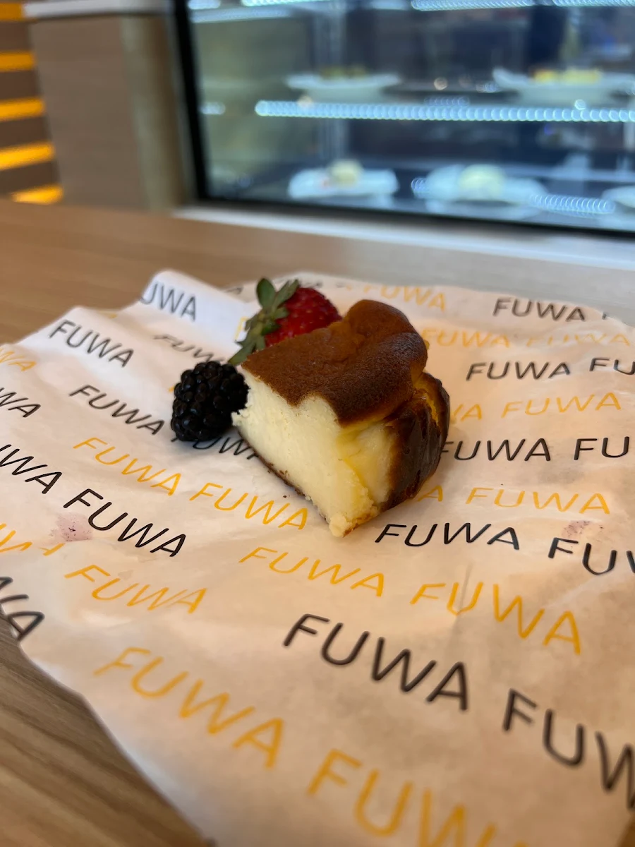 Burnt Cheesecake Slice
