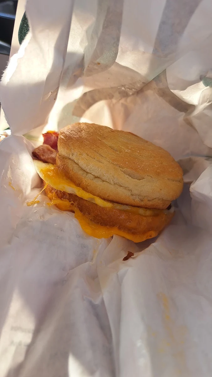 Double-Smoked Bacon Cheddar & Egg Sandwich