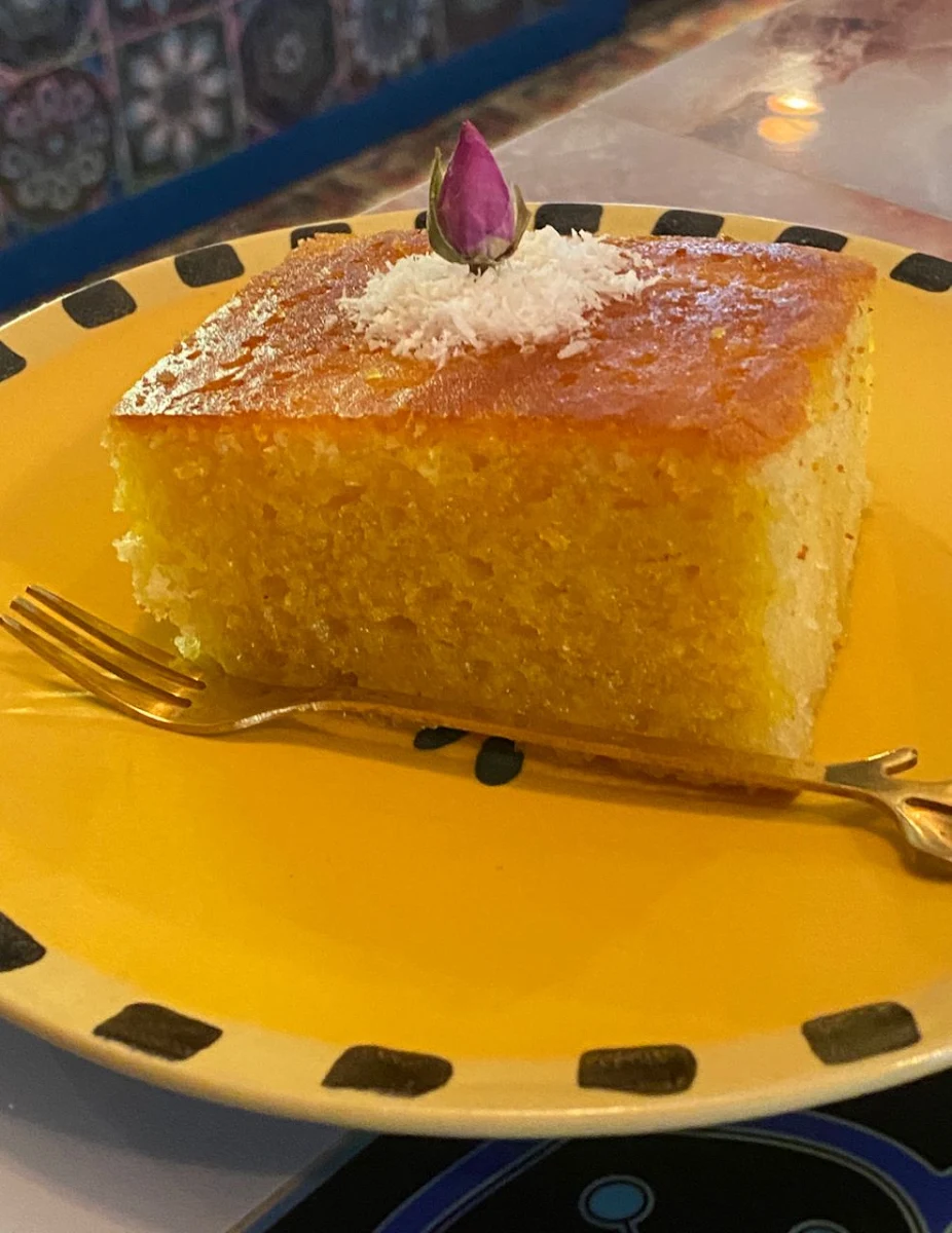 Saffron Baklava Cake