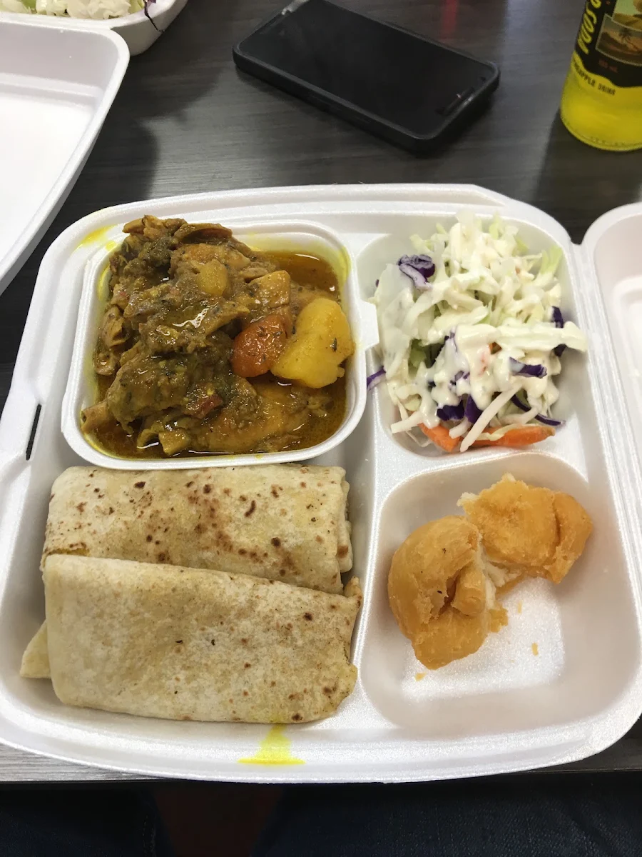 Curry Chicken with Roti
