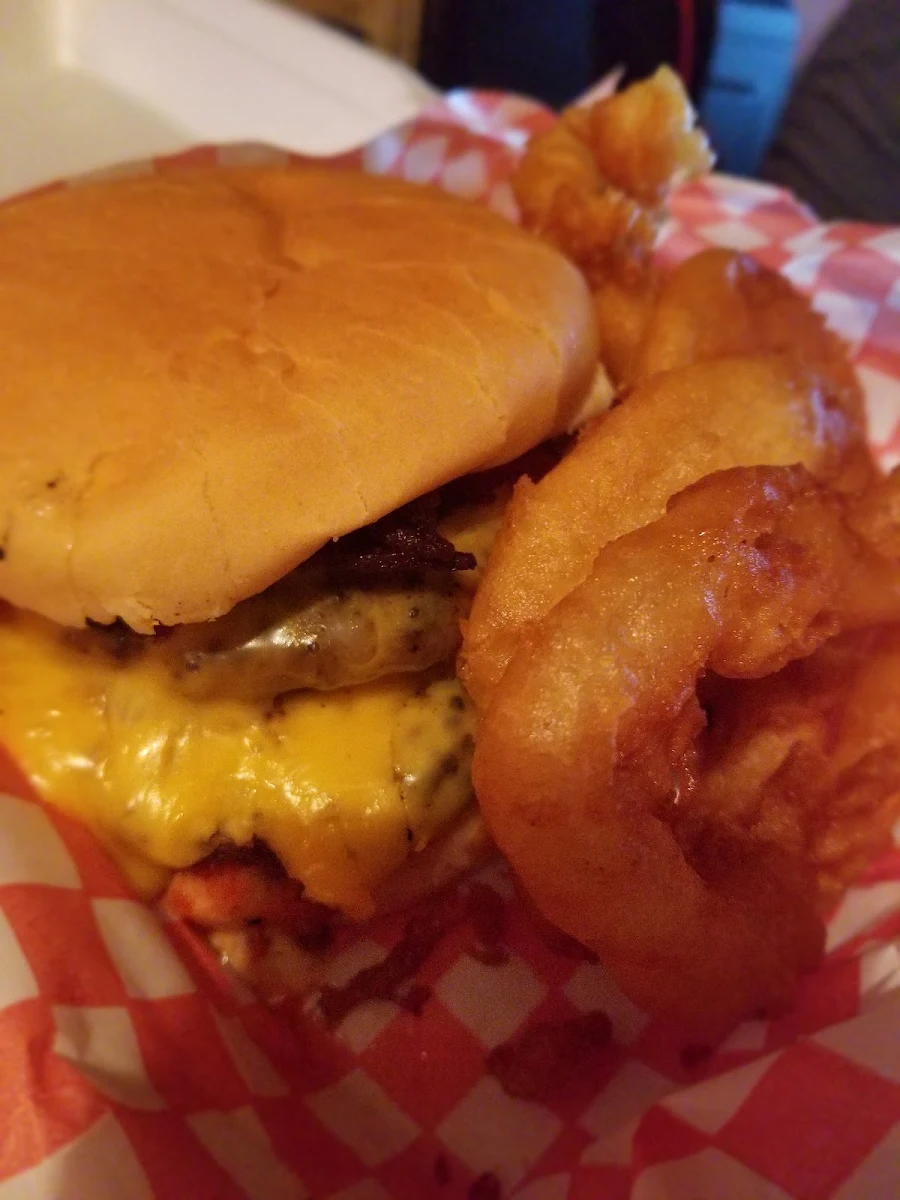 Twin Bacon Cheeseburger
