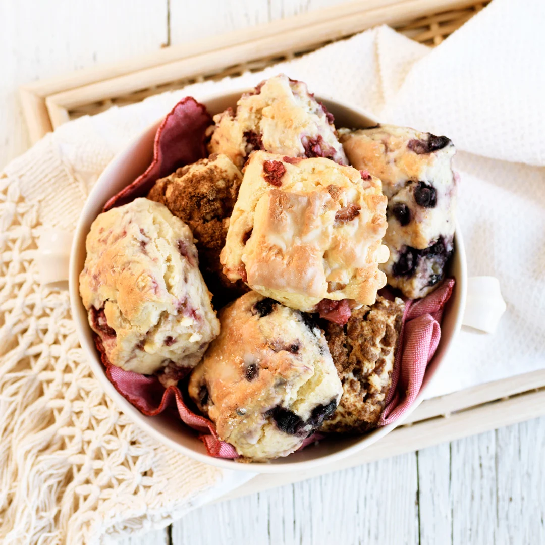 Berry & White Chocolate Scone