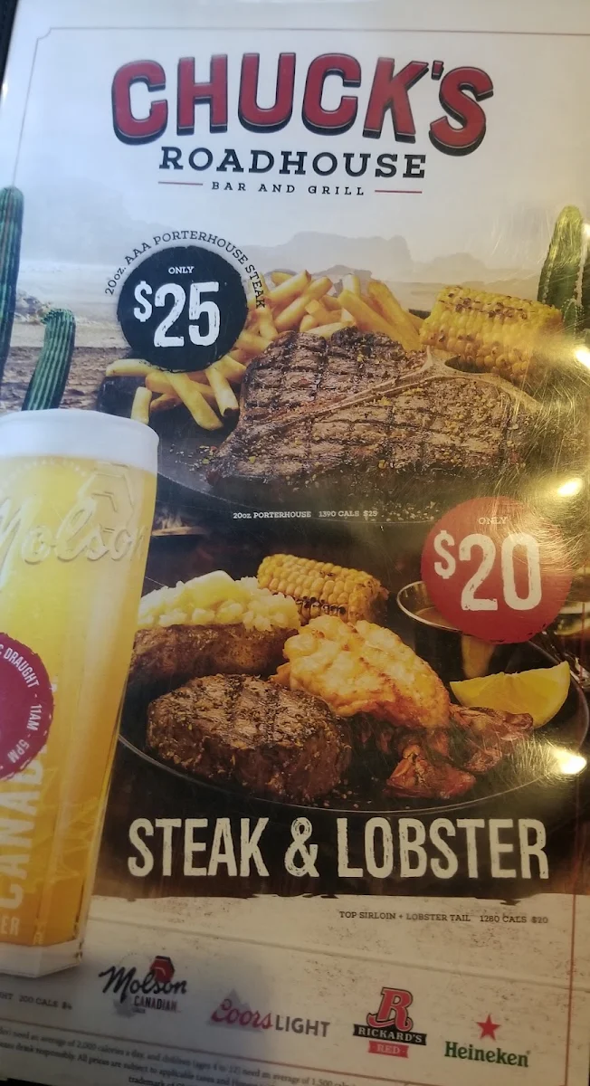 Lobster Tail & Sirloin Steak