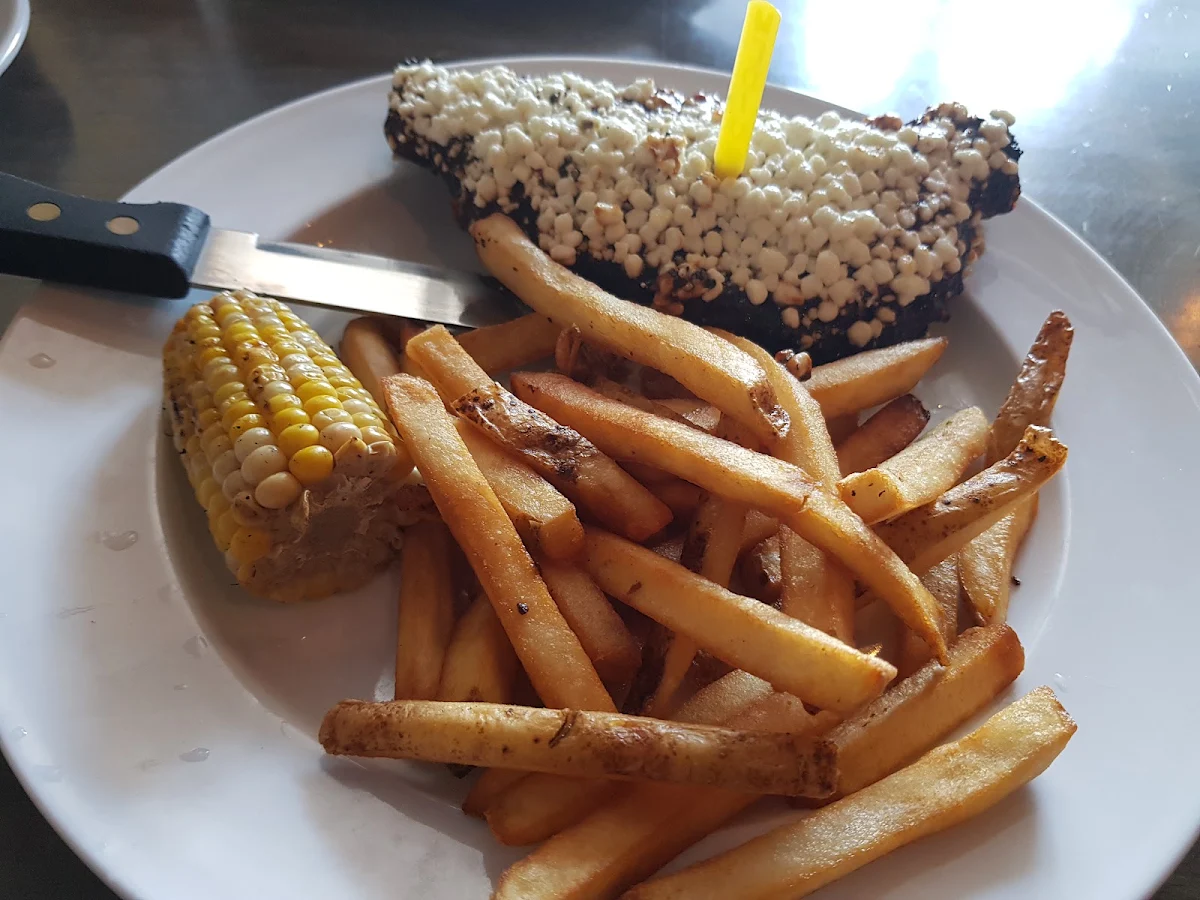 NY Strip with Goat Cheese