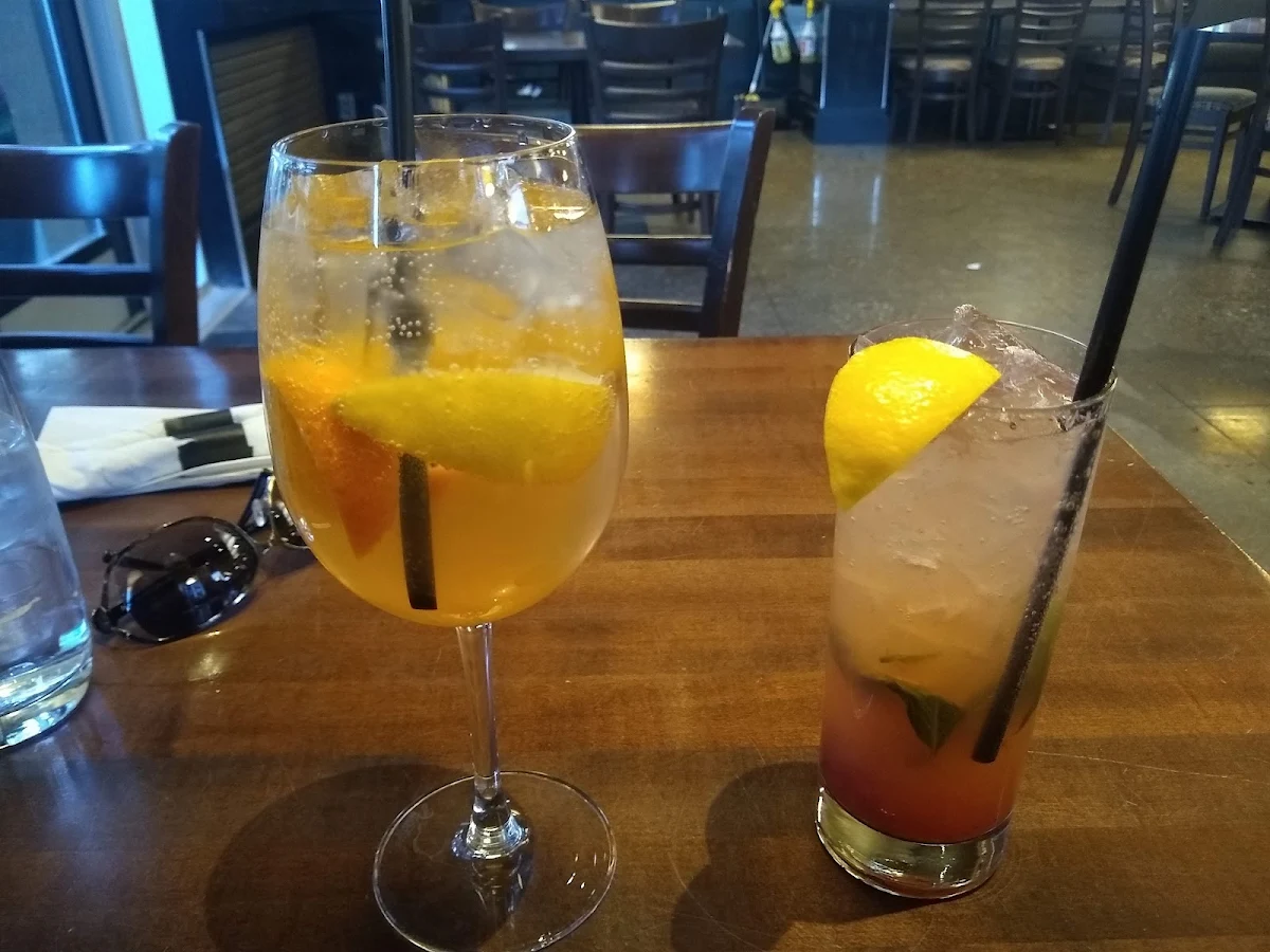 White Wine Sangria and Mount Royal Drink