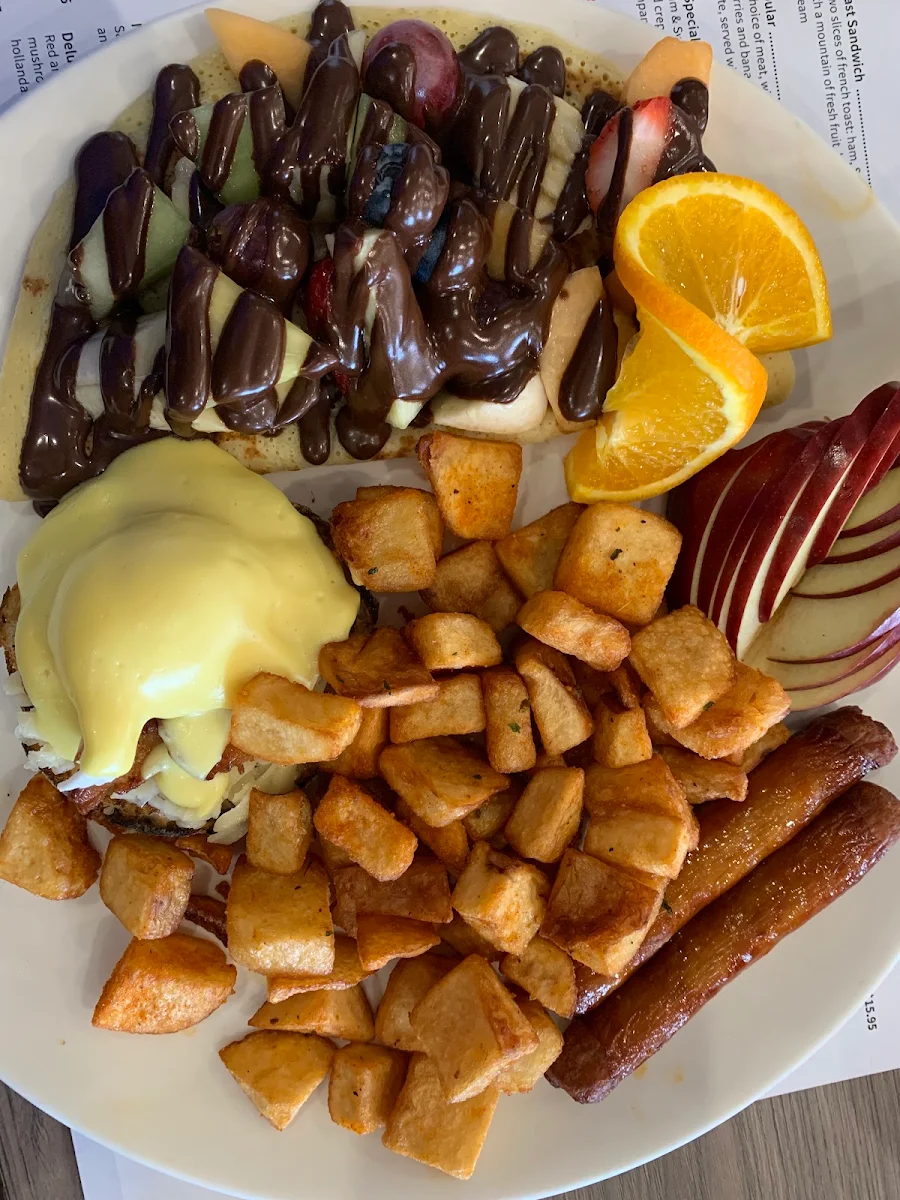 Sweet and Salty Eggs Benedict