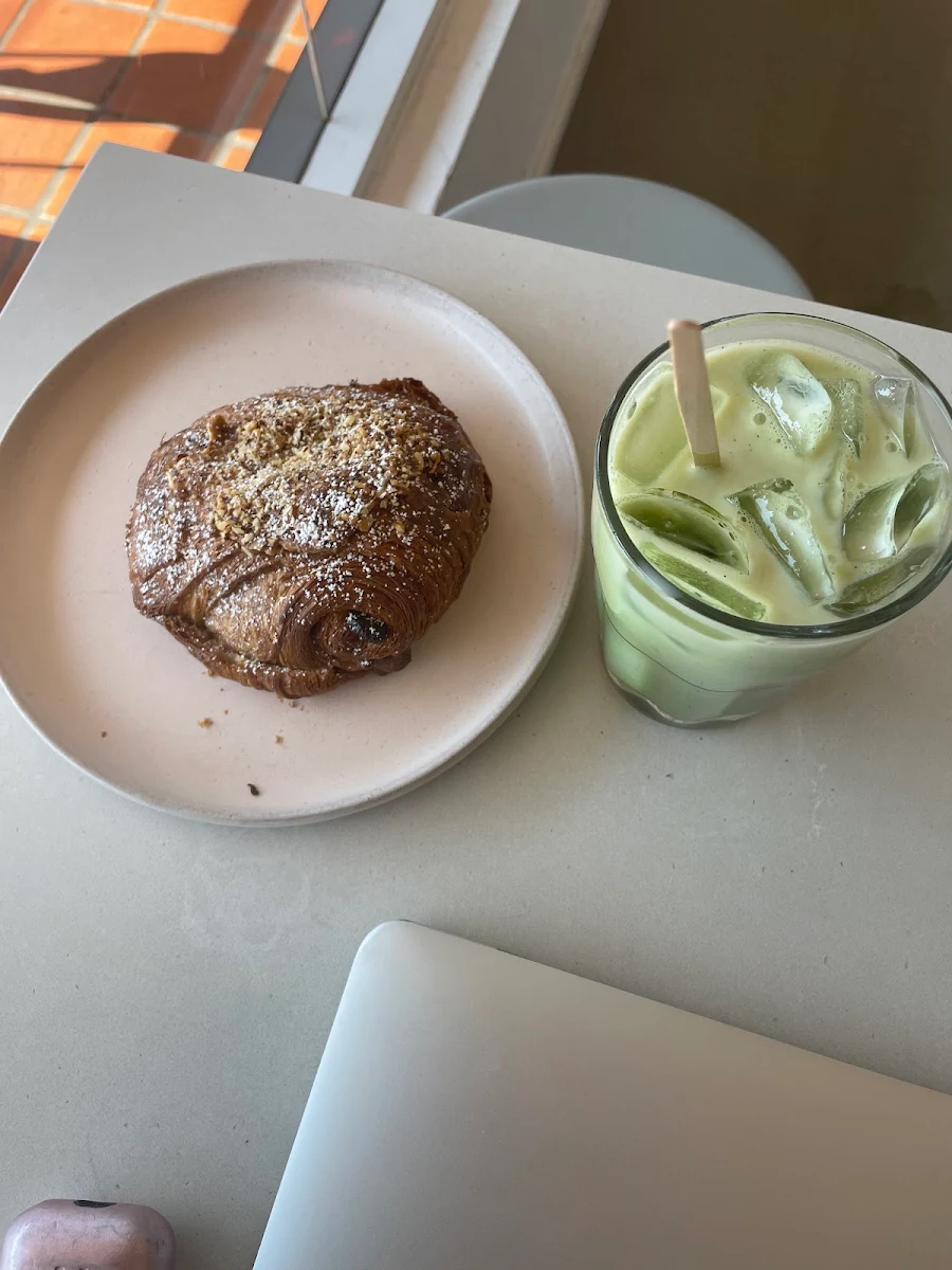 Double Baked Banana Chocolate Hazelnut Croissant