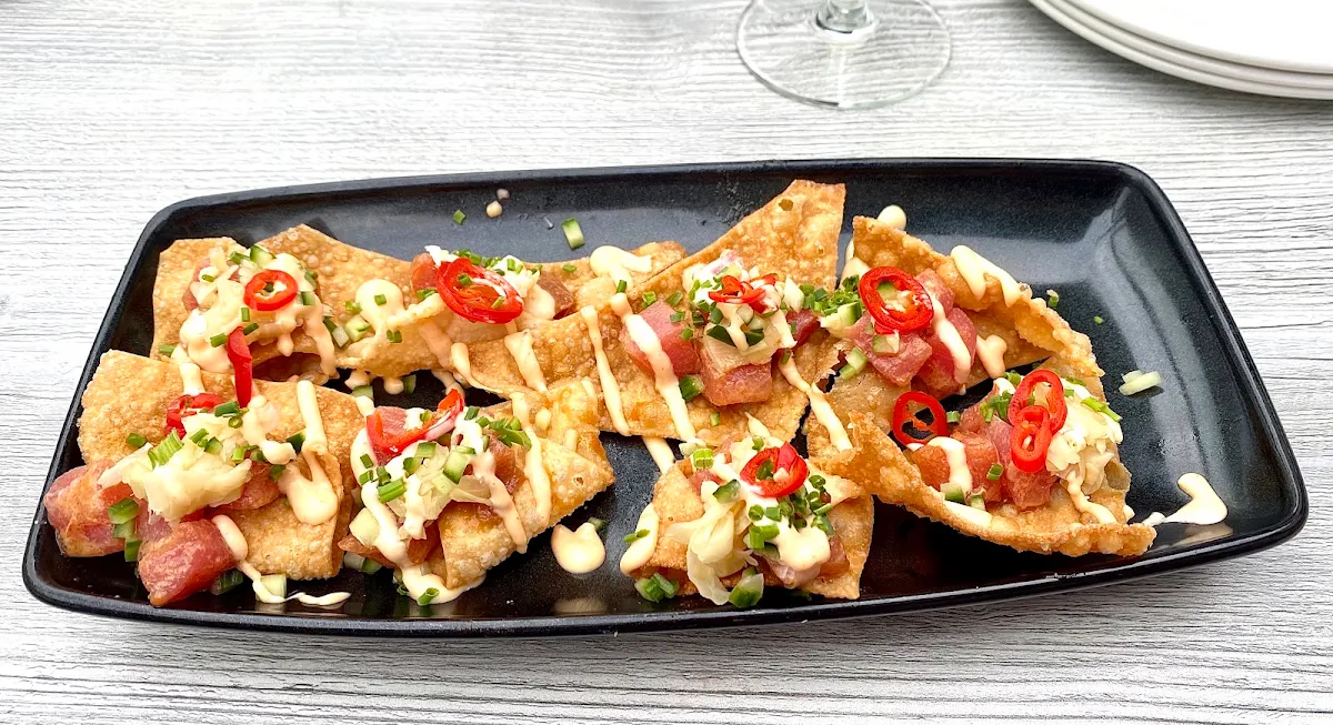 Tuna Poke Nachos