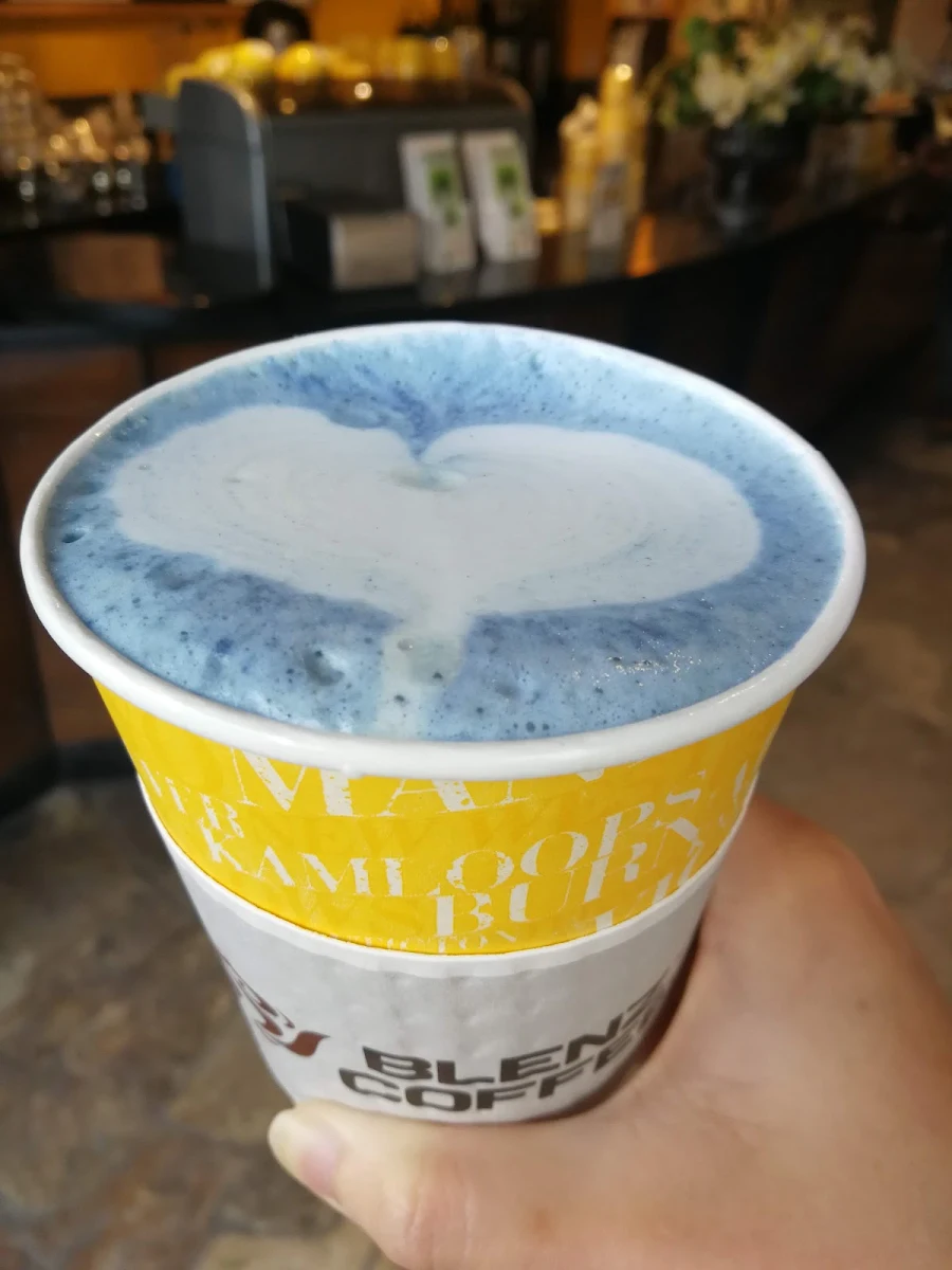 Butterfly Pea Flower Latte