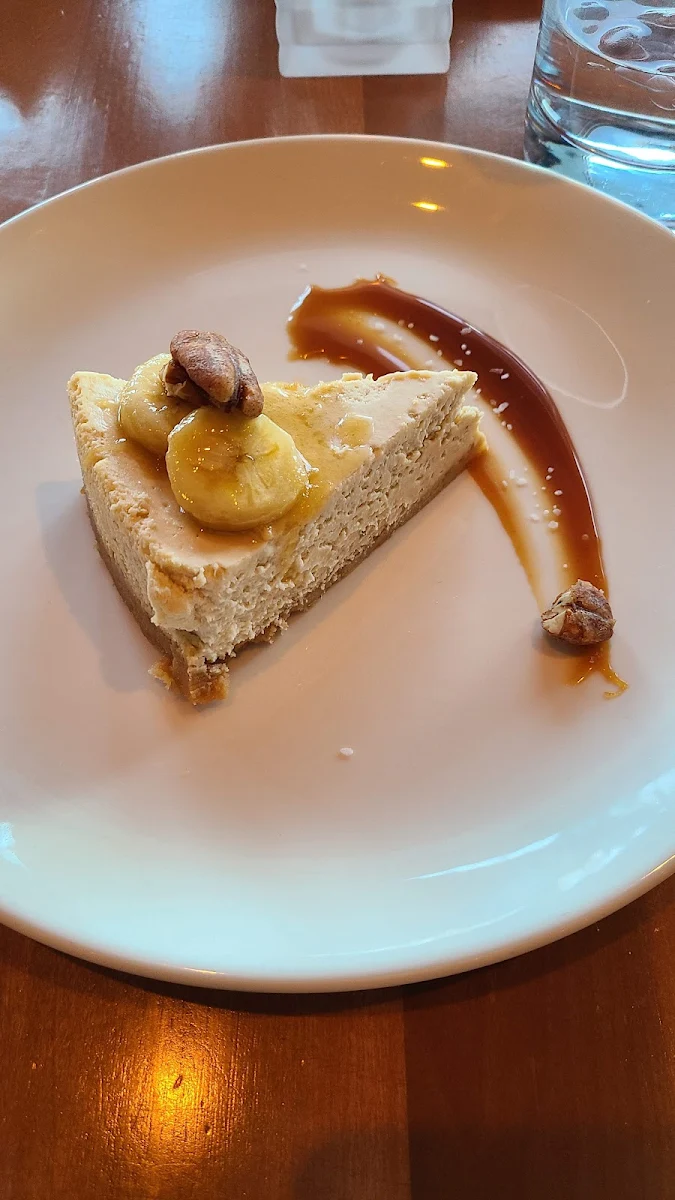 Banana Cheesecake with Salted Caramel
