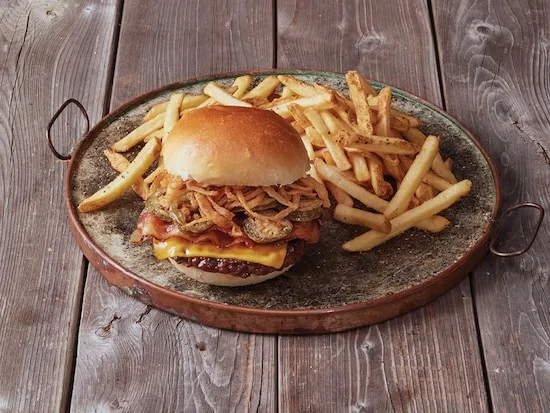 Double Onion & Smoky Bacon Cheeseburger