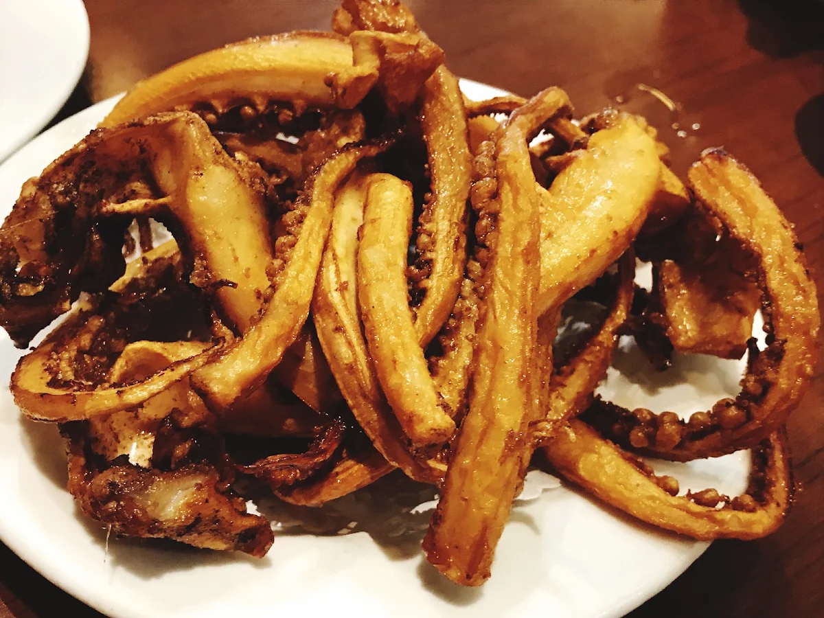Deep Fried Squid Japanese Style Beef Short Rib