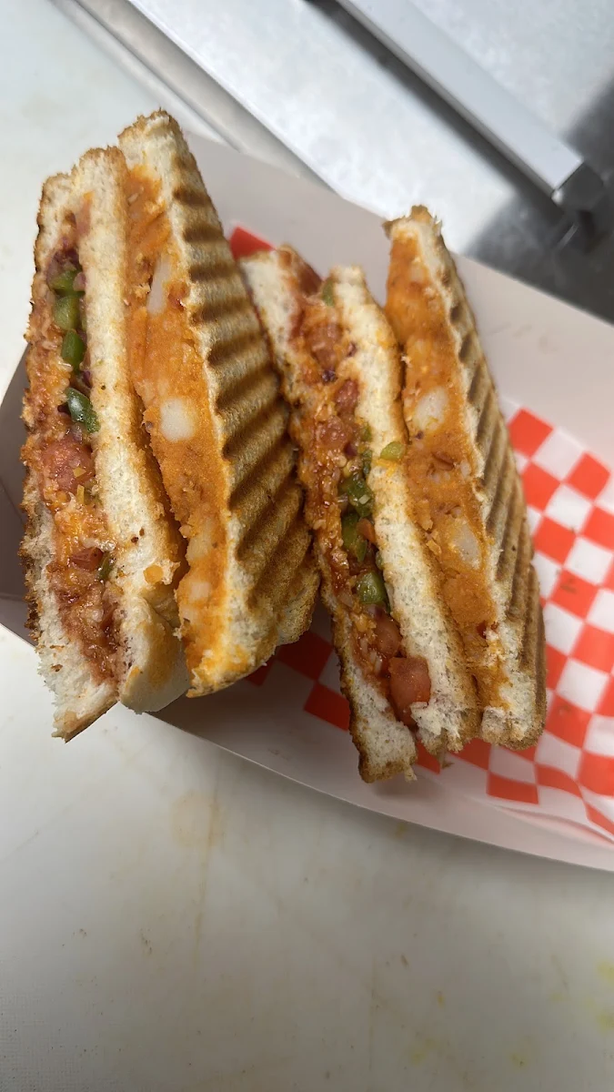 Schezwan Maharaja Grill Cheese Sandwich