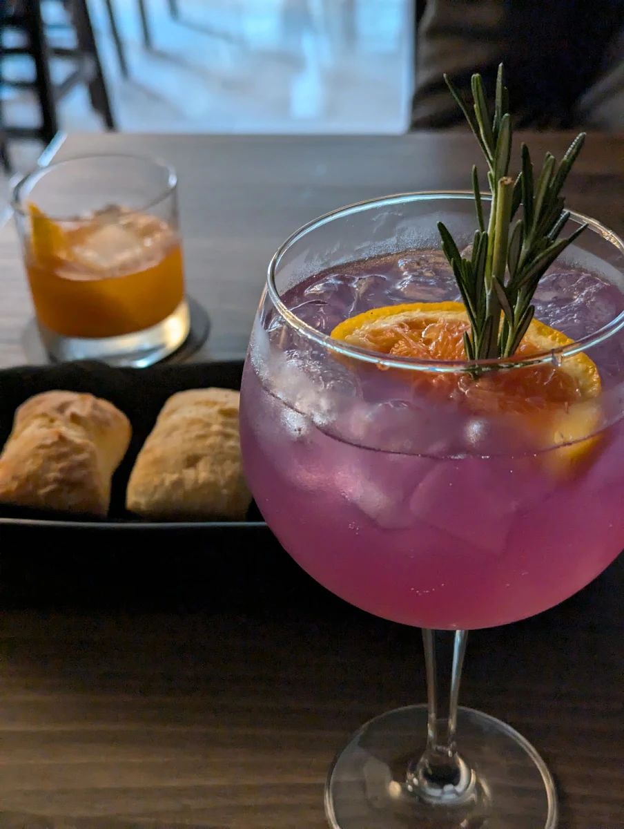 Purple Haze and Cinnamon Toast Old Fashioned