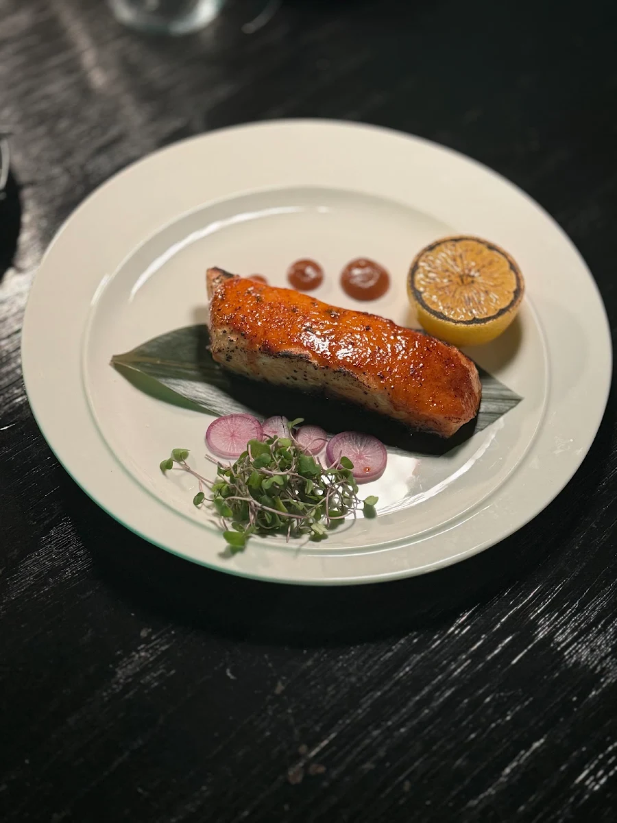 Flame Kissed Miso Salmon
