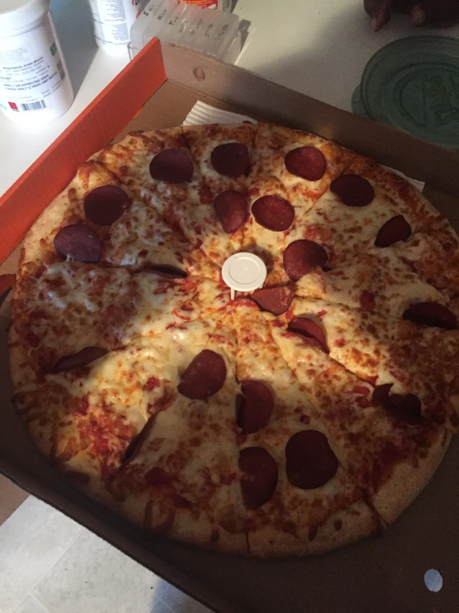 Pepperoni Pizza Slice of Cheese Pizza