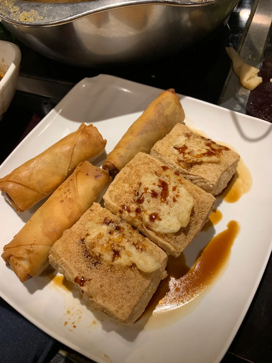 Deep Fried Stuffed Tofu, Kim Tao Hot Pot 金稻