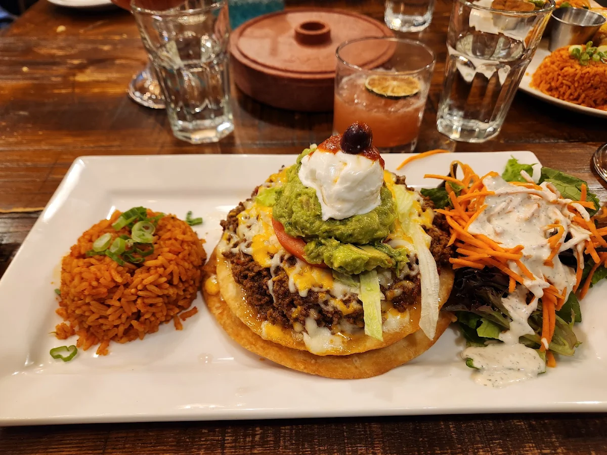 Tostada Poulet Effiloché Pulled Chicken Tostada