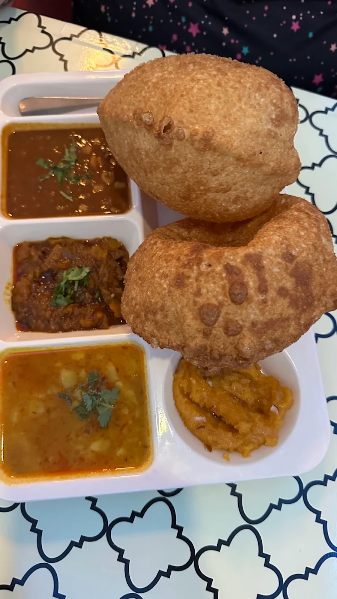 Chole Puri Weekend Special Thali