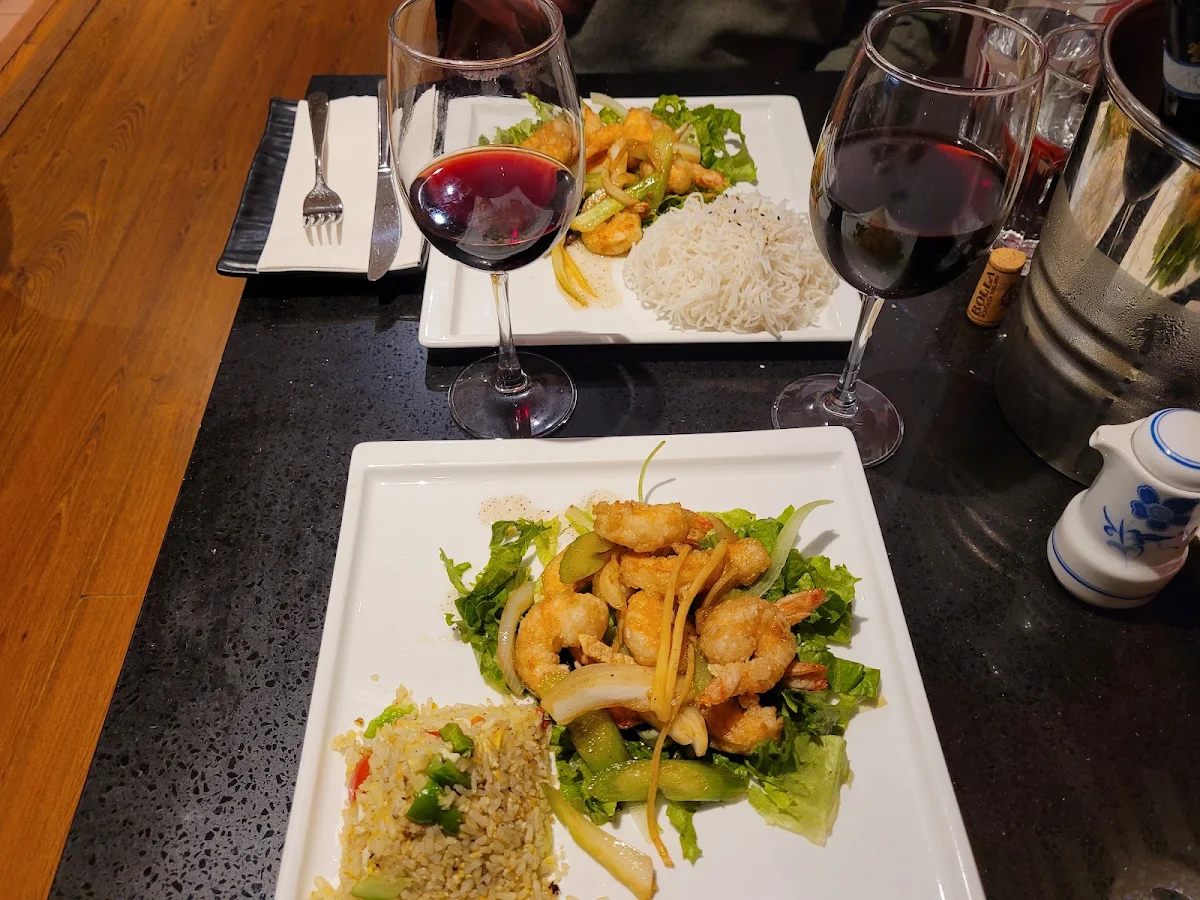 Crevettes Sautées, Zen Asia Restaurant