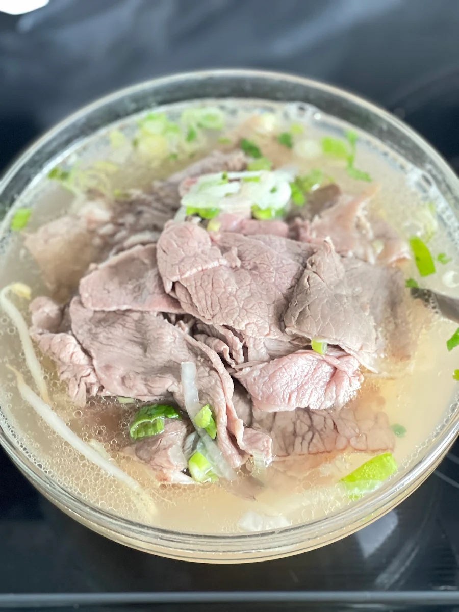 Rare Beef Noodle Soup Pho