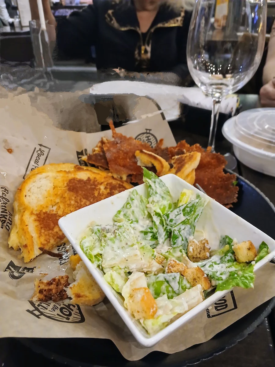Grilled Cheese with Ceaser Salad Dressing