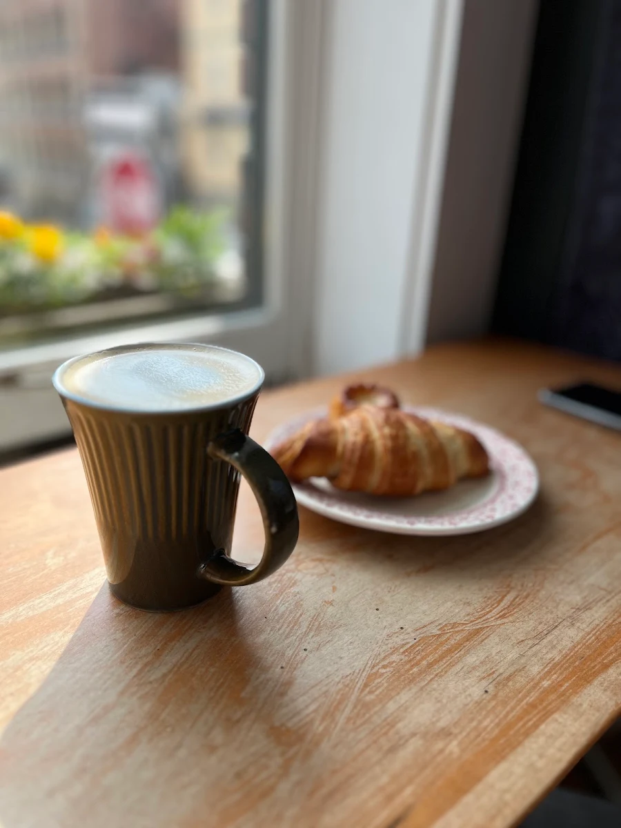 Latte with Croissant