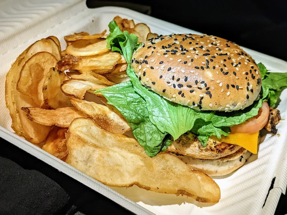 Juicy Lucy with Onion Rings