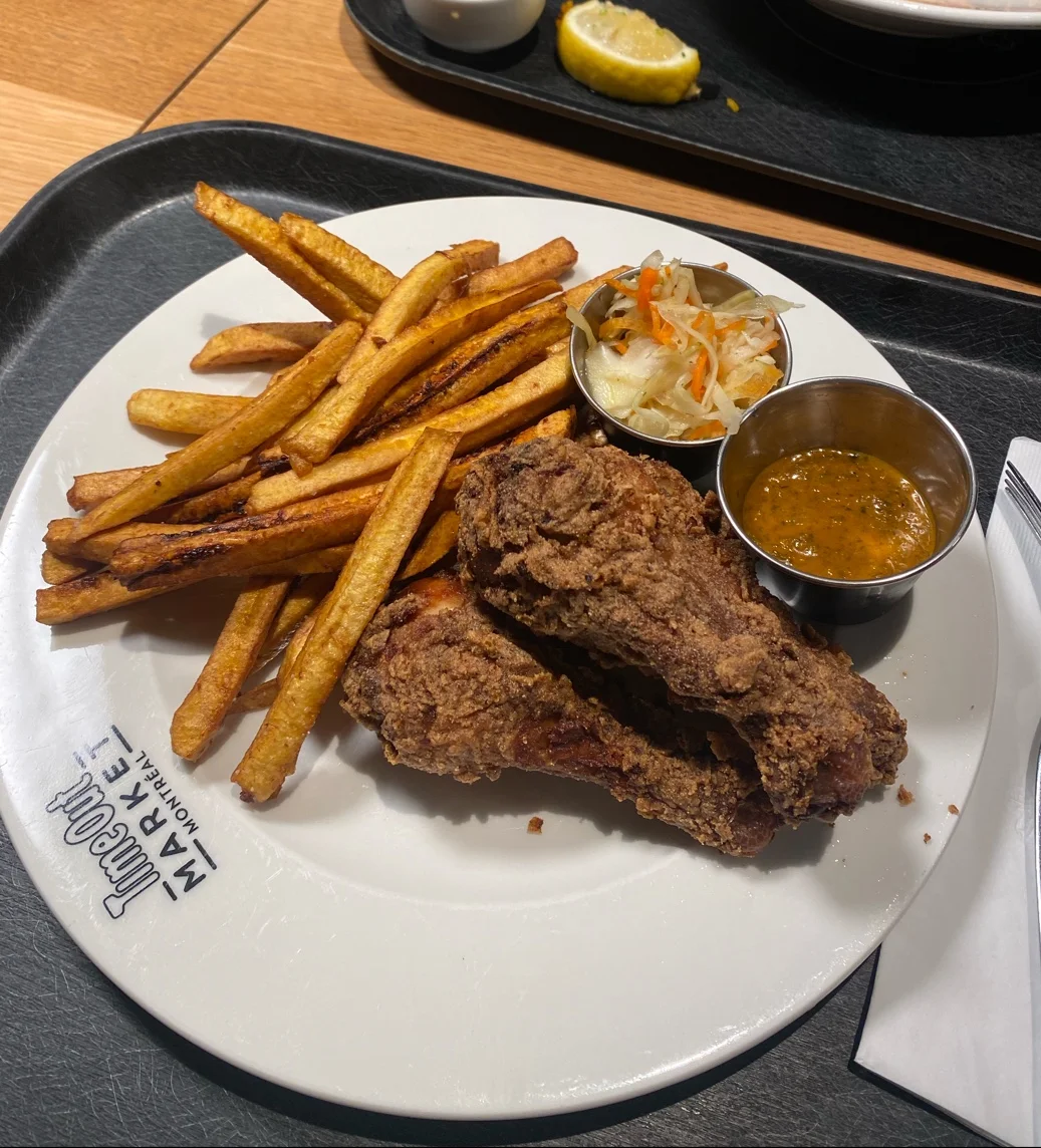 Fried Chicken with Jerk Sauce