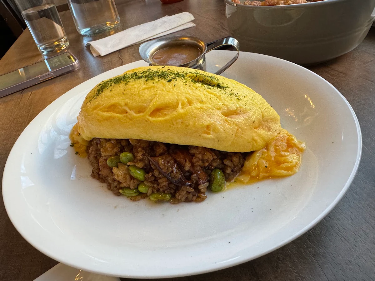 Omurice with Chicken Gravy